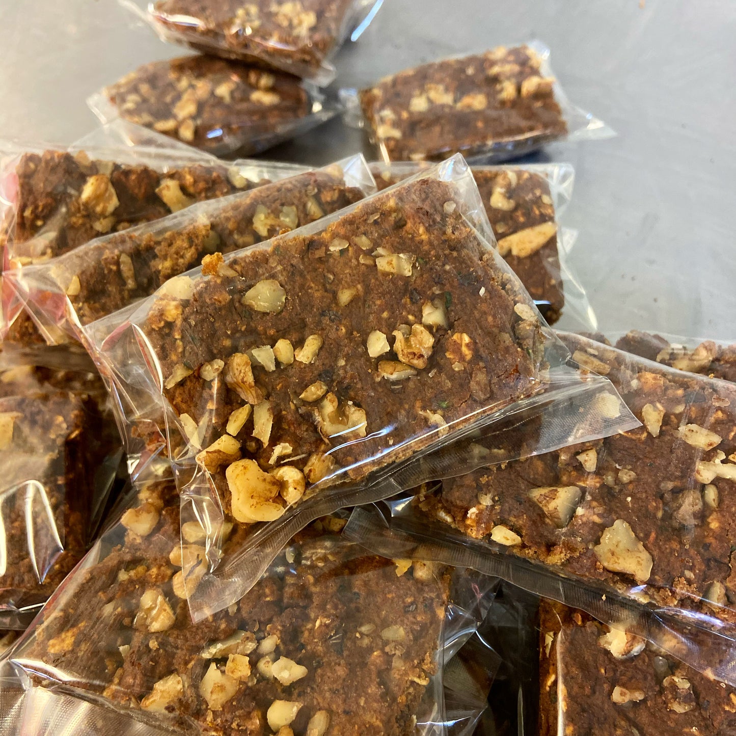 Zucchini Carrot & Walnut Bars