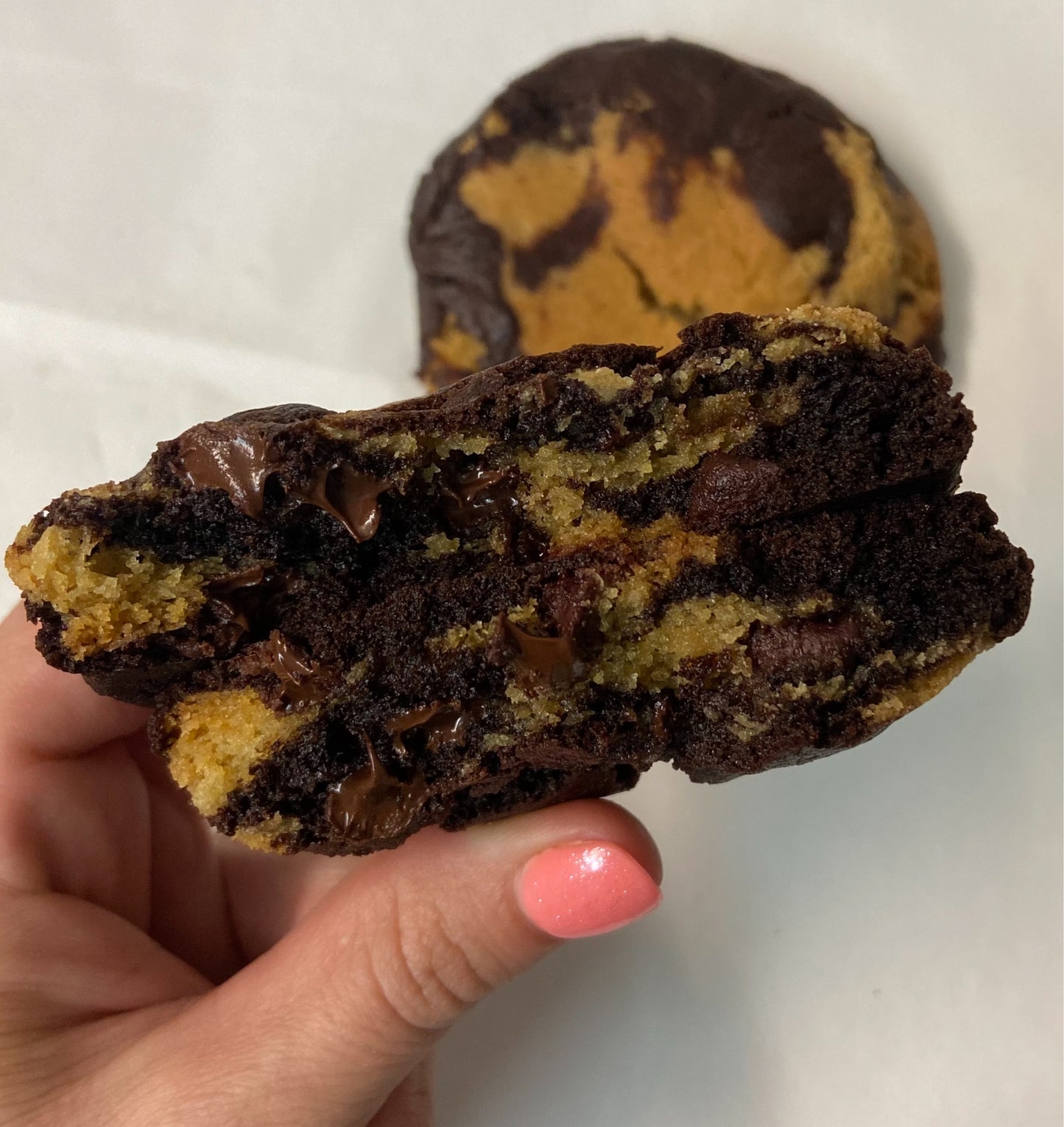 Half Dozen Marble Cookies